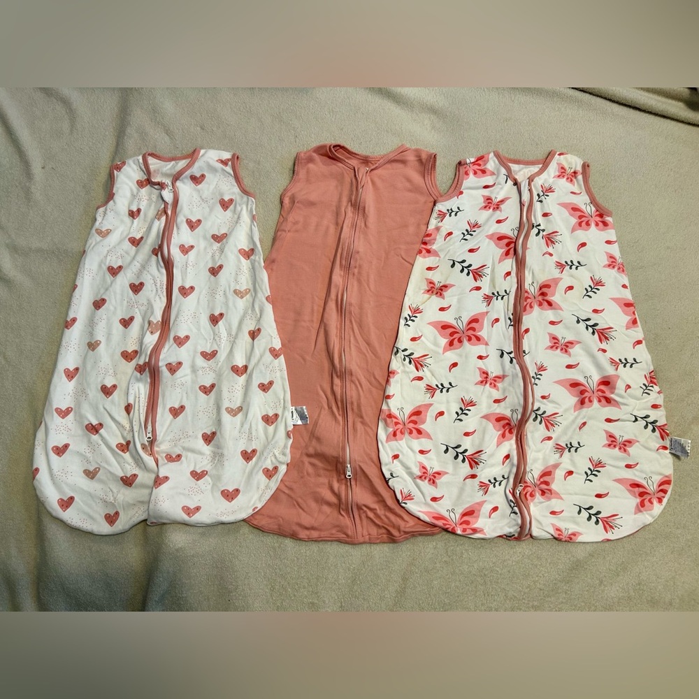 Baby Sleep Sacks - Heart and Floral Design